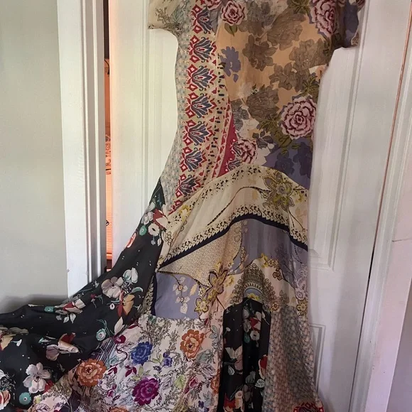 Johnny Was Georgette silk maxi dress - Picture 9 of 10